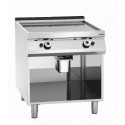 Bartscher Gas grillplaat, glad