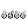 Bartscher Rollenset, 4 stuks