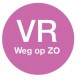 Afwasb. sticker 'vr weg op zo' 19 mm 500/rol (1 stuks)