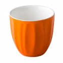 Coffeepoint stapelbare koffiekop oranje 180 ml (per 6 stuks)