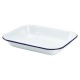 Emaille ovenschaal 28 x 23 x 4,5 cm (6 stuks)