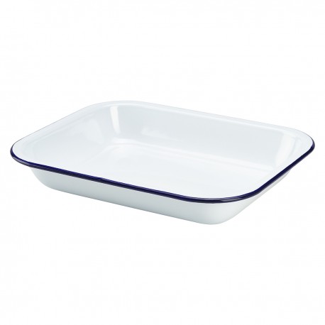 Emaille ovenschaal 28 x 23 x 4,5 cm (6 stuks)