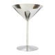 RVS martini glas hoge voet 220 ml (1 stuks)