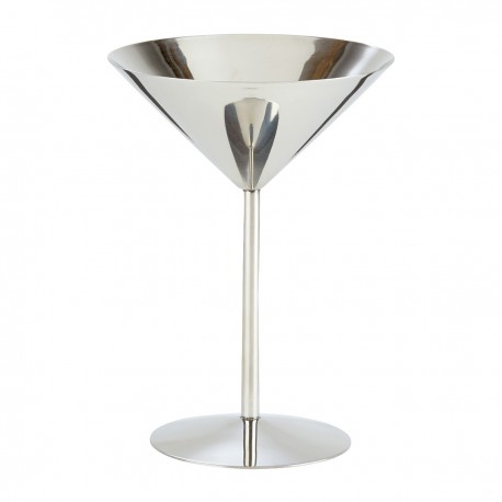 RVS martini glas hoge voet 220 ml (1 stuks)