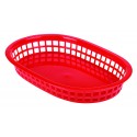 Fastfood mandje rood 27,5 x 17,5 cm (per 6 stuks)