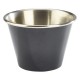 RVS ramekin glad 71 ml - zwart (20 stuks)