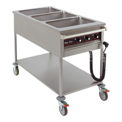 Bain-Marie Wagen Max Pro 2X 1/1 - 3X 1/1 Gn