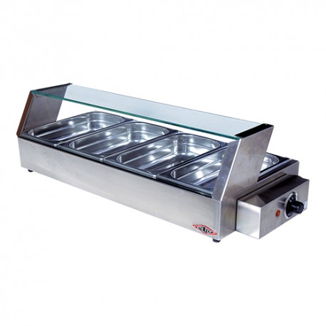 Bain-Marie Warmhoudvitrine Stilfer 4X-6X 1/3 Gn