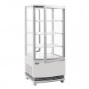 Polar C-serie koelvitrine met gebogen deuren 86L