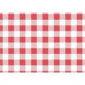 Rood Gingham vetvrij papier 19x31cm