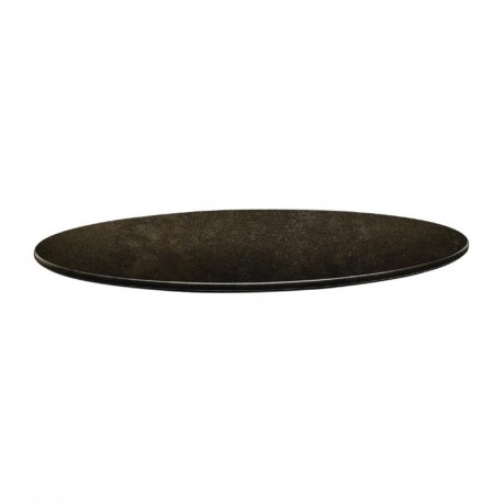 Topalit Smartline rond tafelblad Cyprus metal 80cm