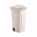 Rubbermaid rolcontainer met beige deksel 100L