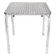 Bolero vierkante RVS tafel 70cm