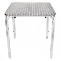 Bolero vierkante RVS tafel 70cm