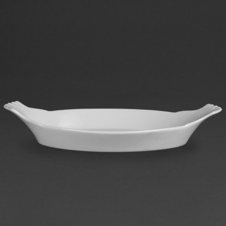 Olympia Whiteware ovale gratineerschalen 36x19,9cm