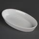 Olympia Whiteware ovale ovenschalen 19,5 x 11cm