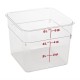 Cambro Camsquare vierkante polycarbonaat voedseldoos 5,7ltr