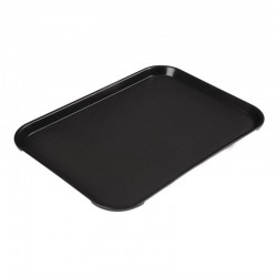 Cambro polypropyleen fastfood dienblad zwart 41x30cm