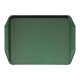 Cambro polypropyleen fastfood dienblad met handvatten groen 43x30cm