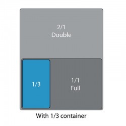 Cambro plat polycarbonaat deksel GN 1/3