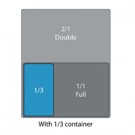 Cambro plat polycarbonaat deksel GN 1/3