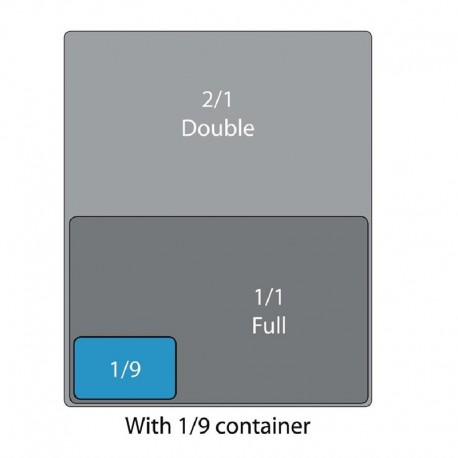 Cambro polycarbonaat bak GN1/9 100mm