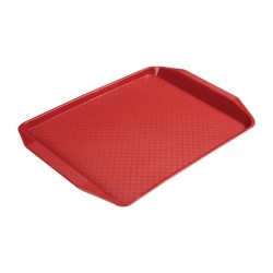 Cambro polypropyleen fastfood dienblad rood 41x30cm