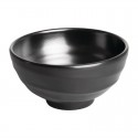 Olympia Kristallon Fusion melamine rijstkommen zwart 11,4cm