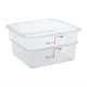 Cambro Camsquare vierkante polycarbonaat voedseldoos 1,9ltr