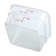 Cambro Camsquare vierkante polycarbonaat voedseldoos 1,9ltr