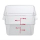 Cambro Camsquare vierkante polycarbonaat voedseldoos 11,4ltr