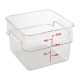 Cambro Camsquare vierkante polycarbonaat voedseldoos 11,4ltr