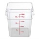 Cambro Camsquare vierkante polycarbonaat voedseldoos 17,2ltr