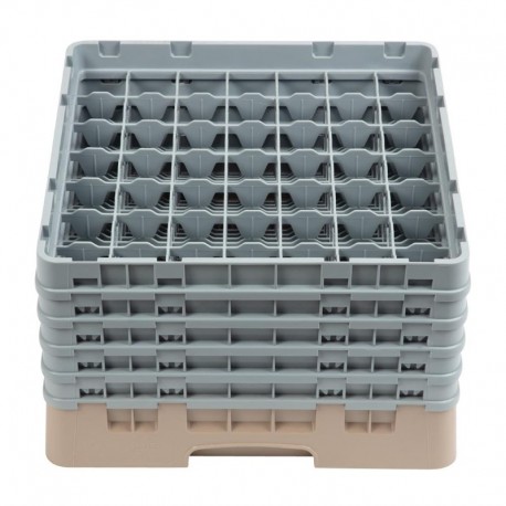 Cambro Camrack vaatwaskorf met 49 compartimenten max. glashoogte 25,7cm