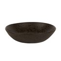 Q Authentic Stone Black diep bord 22 cm (per 6 stuks)